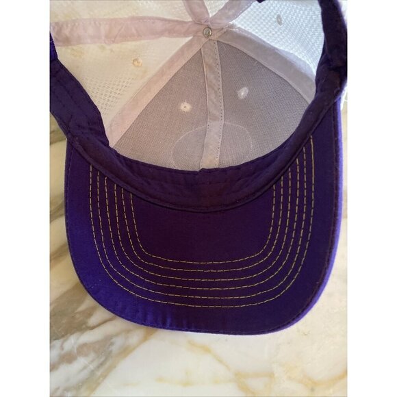 Royal Crown Strapback Cap Hat  Purple Embroidered - Picture 4 of 5